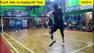 RiaK Ade vs NadyaM Tree Zolaqu 2024 open turnamen Channel EARS tv [upl. by Sakhuja]