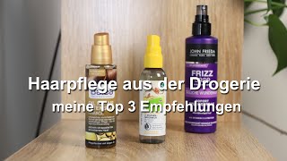 Haarpflege Produkte aus der Drogerie meine Top 3 Empfehlungen für nach dem Waschen [upl. by Nnewg]