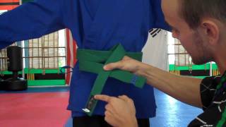 How to Tie a Students Taekwondo Belt A Guide for Parents and Instructors [upl. by Atik]