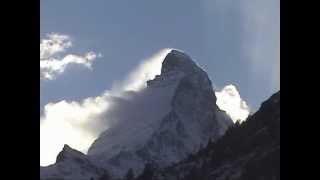 Matterhorn and train ride up to Gornergrat Hotel [upl. by Odlanyar432]