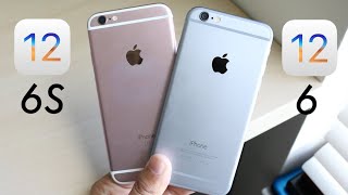 iPHONE 6 Vs iPHONE 6S On iOS 12 Speed Comparison [upl. by Humph82]