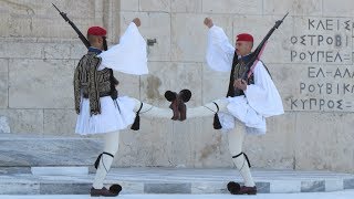 Changing of Guards Athens 2017 [upl. by Yrrum837]