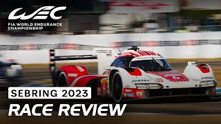 Race review  2023 1000 Miles of Sebring  FIA WEC [upl. by Jarred880]