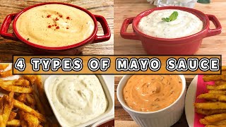 4 Amazing Mayo Dips amp Sauces  Mix It Dip It Love It  Easy DIY Dipping Sauces [upl. by Obola949]