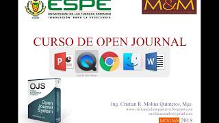 TUTORIAL REGISTRO OPEN JOURNAL SYSTEM OJS [upl. by Cardwell]