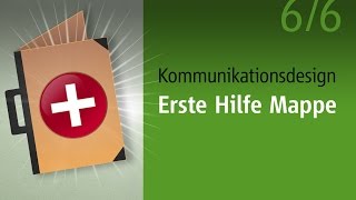 Bewerbungsmappe Kommunikationsdesign Erste Hilfe 66 video2braincom [upl. by Dotty]