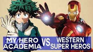 My Hero Academia Vs Western Superheros [upl. by Noicpecnoc425]