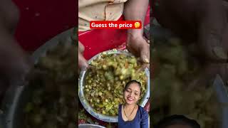 Fruit chutney with kachori 🥵viralvideo trending food kachori shorts youtubeshorts streetfood [upl. by Atlas]