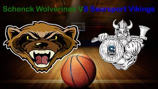 Schenck Wolverines VS Searsport Vikings Schenck High School Basketball Season 20232024 [upl. by Canning]