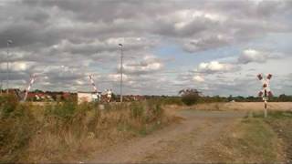 Bahnübergang quotAlte Blankenburger Heerstraßequot in Halberstadt [upl. by Parke]