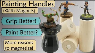 Painting Handles Use magnets to help hold your minis while you prime and paint [upl. by Skye]