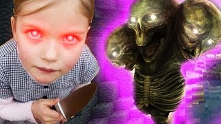 CHILD KILLER Fights WITHER Minecraft Trolling [upl. by Nomsed305]