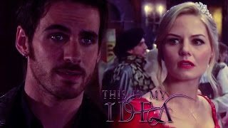 AU ouat  captain swan  hook x emma  this is my idea [upl. by Kym]