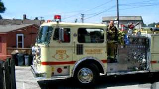 Monessen Fire Department Downtown Station Eng 813 responding to a working fire [upl. by Aili]