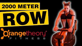 Orangetheory 2000 METER BENCHMARK ROW  Skinny is a bad word [upl. by Grindlay]