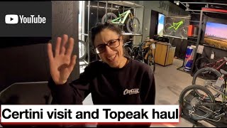 Certini visit amp Topeak haul [upl. by Stoneham]