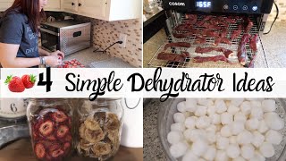 Cook With Me  4 Simple Recipes for a Dehydrator  4 Simple Ideas  Cosori Dehydrator [upl. by Yelak91]