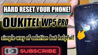 OUKITEL WP5 PRO How to Hard resetFactory reset👍 [upl. by Sibell]