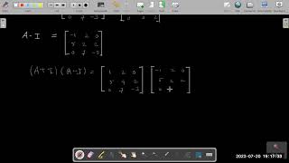 Matrices lecture 4 [upl. by Janean]