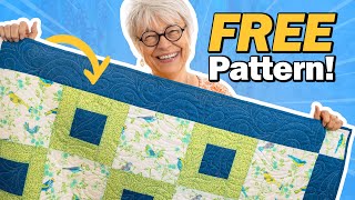 FREE amp EASY 3Yard Quilt Pattern 🟢 LIMITED TIME 🟢 [upl. by Boardman]