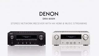 Denon DRA800H Stereo Network Receiver with HDMI and HEOS builtin [upl. by Benoite662]