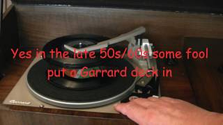 Restore vintage radiogram Ekco 1947 [upl. by Ssepmet378]