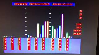 TRS80 Color Computer Spectrum Analyzer graphs [upl. by Duwe]