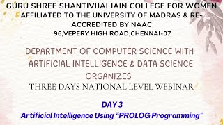 Artificial Intelligence Using “PROLOG Programming” [upl. by Sidwel]