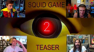 Streamers React To Squid Game Season 2 Trailer [upl. by Justinn]