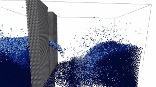 Smoothed Particle Hydrodynamics SPH Fluid Simulation [upl. by Engel]