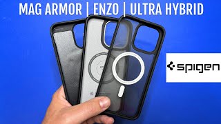 Which Is The Best SPIGEN Case Enzo Aramid  Ultra Hybrid  Mag Armor [upl. by Robbin]