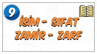 9 Sınıf Edebiyat  Dil Bilgisi  İsim Sıfat Zamir Zarf [upl. by Asial]