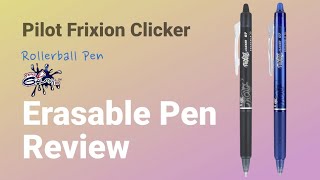 Pilot Frixion Rollerball  Erasable Pen [upl. by Biddle269]