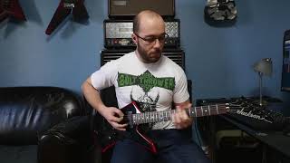 Municipal Waste  Unleash The Bastards Guitar Cover [upl. by Ardnaet]