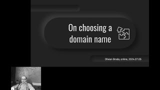 Followup On choosing a domain name  Olivian Breda 20240705 [upl. by Rosena]