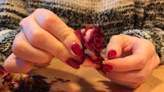 ASMR Crushing Dried Roses [upl. by Weight160]