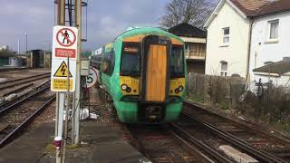 Trains at Littlehampton Station  24318 [upl. by Bondy304]