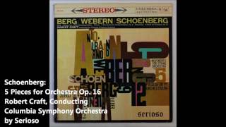 schoenberg 5 Pieces for Orchestra Op 16 [upl. by Idell]