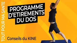 Les 6 meilleurs étirements contre le mal de dos Kiné [upl. by Odlauso]