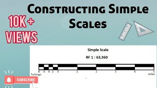 Constructing Simple Scales Practical Geography [upl. by Waddle90]