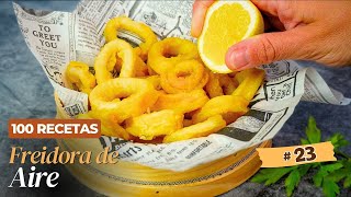 🌟 CALAMARES a la Romana ¡FÁCILES y RÁPIDOS en Freidora de Aire 🔥 [upl. by Yehtomit920]