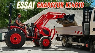 ESSAI du chargeur KIOTI KL4010 [upl. by Sheepshanks541]