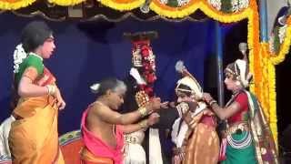 Yakshagana  Shri Devi Mahatme  6  Prajwal  Kateel  Yalaguppa  Padre  Nagaraj Hasya [upl. by Aixela]