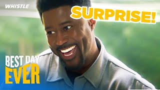 Nate Burleson Gives Unsuspecting Fans The BEST DAY EVER 🙌 [upl. by Bruno]