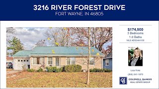 3216 River Forest Drive Fort Wayne Indiana Homes for Sale  wwwcoldwellhomescom [upl. by Teyut233]