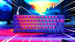 So Many Color Options BOYI 60 Mechanical Keyboard Review [upl. by Nylirrehs]