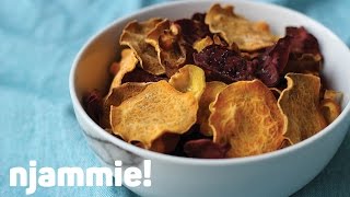 Groentenchips recept  njammie [upl. by Vaden]