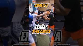 Canelo enseñándole a Ryan Garcia caneloalvarez ryangarcia boxing boxeomx box [upl. by Iramaj]