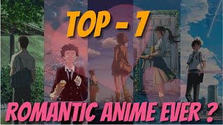 7 Romantic Anime Movies You MUST WATCH Before You Die  Anime Movies in Hindi  Best Anime Movies [upl. by Anauj]