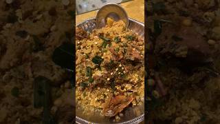 Srilankan Style Wedding Chicken Dum biriyani chef firnasceonchef food foodie arabicfood [upl. by Sillyrama]